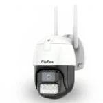 Външна WiFi камера FipTec LO22 Pro 4MP с две антени и вградени LED светлини, осигуряваща надеждна защита и лесен контрол за пълно спокойствие и сигурност на вашия дом.