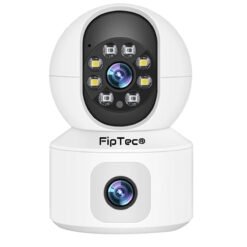 Камера за наблюдение FipTec LV16 Max, с елегантен и модерен дизайн. Тази камера съчетава в себе си висока функционалност и стилен външен вид, правейки я подходяща за различни приложения за сигурност.