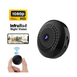 Мини камера за сигурност FipTec LM07 Pro - ключови характеристики: дълъг живот на батерията, запис на SD карта, нощно виждане, WiFi, Full HD резолюция, засичане на движение. Компактно и функционално решение за сигурност.