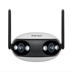 Камера за наблюдение FipTec LO18 - основен изглед, подчертаващ елегантния дизайн и 180° панорамна леща.