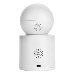 Камера FipTec LV18 с вграден монитор - заден изглед, показващ компактен дизайн и възможност за регулиране на ъгъла.