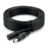 Черен 5-метров удължаващ захранващ кабел за WiFi охранителни камери FipTec с букса 3.5 мм х 1.35 мм. Осигурете гъвкавост при монтажа за Вашата надеждна домашна сигурност и пълно спокойствие.