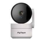 Камера за наблюдение FipTec TF05 - 4MP, WiFi, нощен режим, двупосочно аудио, слот за microSD карта.