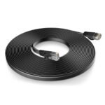 Плосък LAN кабел FipTec, категория 6, UTP - предлага се в различни дължини. Осигурява надеждна връзка, а плоският дизайн го прави идеален за скрито полагане и предотвратява оплитане.