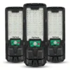 Комплект от три соларни LED лампи FipTec със сензор за движение за външна охрана. Осигурете си надеждна защита на дома и пълно спокойствие с дискретна и ефективна сигурност.