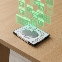 Твърд диск Seagate за FipTec устройства, изобразен с календарен архив за дългосрочно съхранение на записи. Гарантирайте защитата на дома си с надеждна памет и пълно спокойствие.