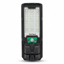 Професионална снимка на соларна LED лампа FipTec със сензор за движение за външен монтаж. Осигурява надеждна охрана и дискретна сигурност, носейки пълно спокойствие и лесен контрол за вашия дом.