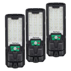 Комплект FipTec Luma Pro 5000 – Професионална соларна лампа със сензор за движение и дистанционно 3 Броя