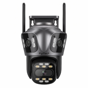 Външна WiFi Камера FipTec TripleSense 9MP (LO33) с 3 Обектива